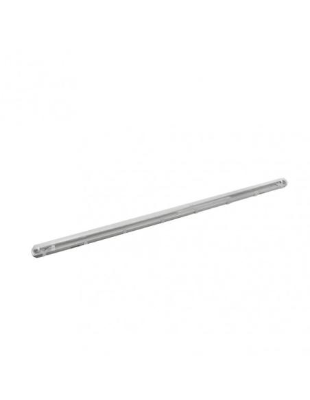 Pantalla Estanca 150cm Lines  Para Led 1xt8 Ip54 Gris/transparente 158x7,8x6 Cm