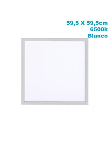 Panel Led 48w 6500k Lino Blanco 4800lm  1x59,5x59,5 Cm Corte 59x59 Cm