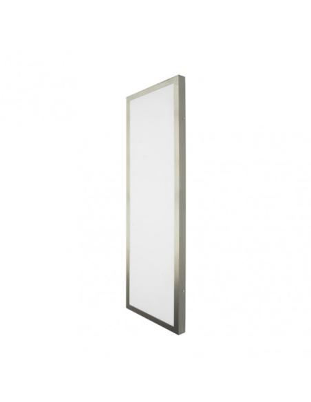 Plafon 72w 4000k  3,5x30x90 Cm Plano Niquel 6120lm