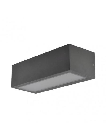 Aplique Exterior Conga Gris Oscuro 1xe27 Ip54 10,5x26x6,5 Cm