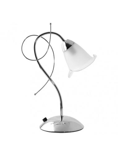 Sobremesa Adelfa 1xe14 Cromo 38x15x26 Cm