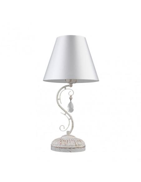 Sobremesa Clematis 1xe14 Blanco/oro 48x25x25 Cm