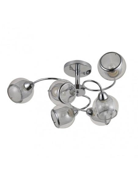 Lampara Stanley 6xe27 Cromo 26x68x68 Cm