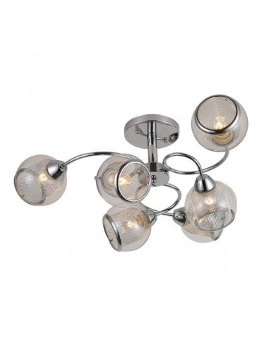 Lampara Stanley 6xe27 Cromo 26x68x68 Cm