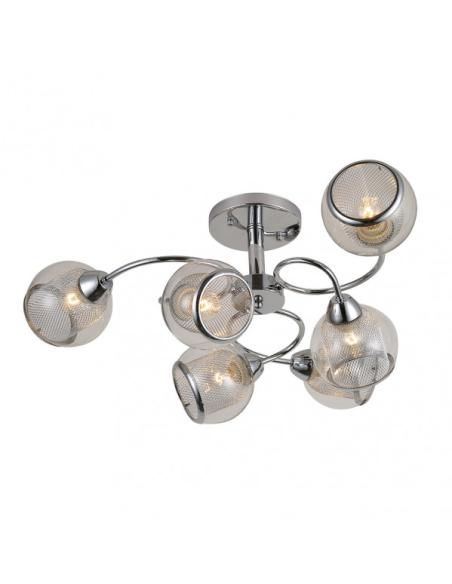 Lampara Stanley 6xe27 Cromo 26x68x68 Cm
