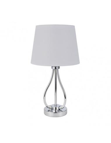 Sobremesa Dubrovnik 9w 4000k+ 1xe27 Cromo 675 Lm Doble Encendido 46x26x26 Cm