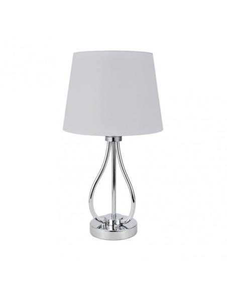 Sobremesa Dubrovnik 9w 4000k+ 1xe27 Cromo 675 Lm Doble Encendido 46x26x26 Cm