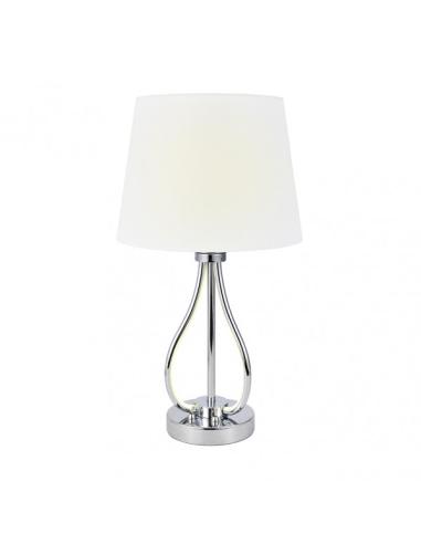Sobremesa Dubrovnik 9w 4000k+ 1xe27 Cromo 675 Lm Doble Encendido 46x26x26 Cm