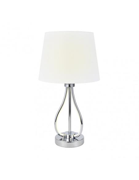 Sobremesa Dubrovnik 9w 4000k+ 1xe27 Cromo 675 Lm Doble Encendido 46x26x26 Cm