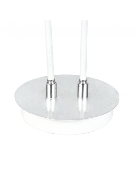 Pie Salon Ciudad Del Cabo 2l 12w 4000k Blanc/plata150x30x25 Cm 1080 Lm Dirigible Y Orientable