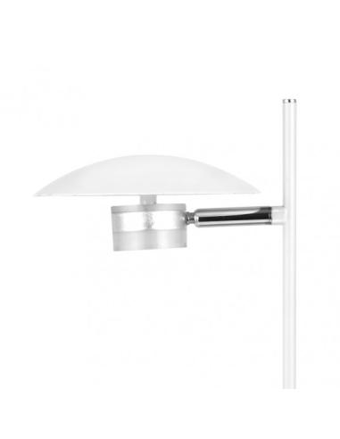 Pie Salon Ciudad Del Cabo 2l 12w 4000k Blanc/plata150x30x25 Cm 1080 Lm Dirigible Y Orientable