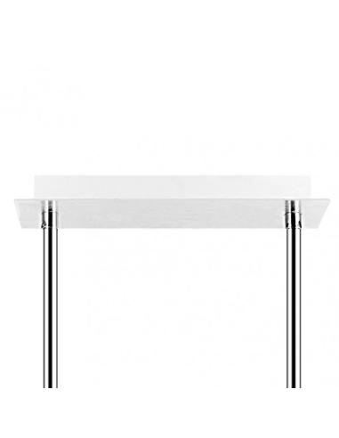 Lampara Ciudad Del Cabo 5l 30w 4000k  Blanco/plata Regx104x15 Cm 2400 Lm
