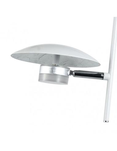 Colgante Ciudad Del Cabo 2l  12w 4000k Blanco/plata  1080 Lm 52x49x15 Cm Dirigible Y Orientable