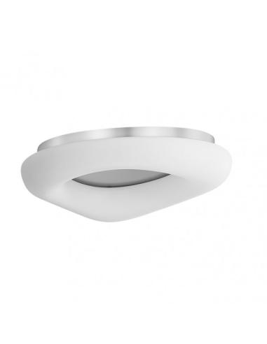Plafon Paris Gr 60w 3000-4000-6500k Cm Blanco/plata 5100lm 14x64x54 Cm C/remoto, Memoria Y Reg.Intensidad