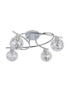 Plafon Varanasi 4xg9 Cromo 20x32x40 Cm