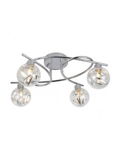 Plafon Varanasi 4xg9 Cromo 20x32x40 Cm 2