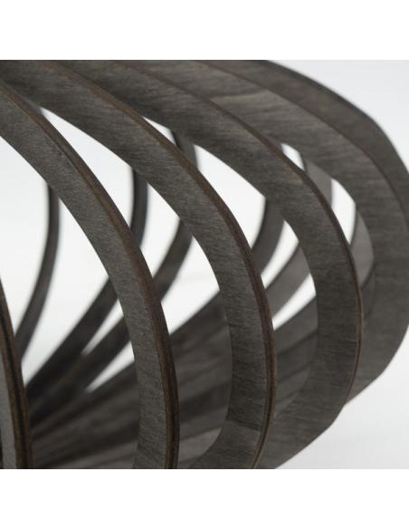 Colgante Sapelli 1xe27 Madera Cafe Regx45x45 Cm