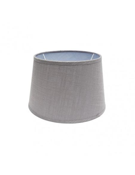 Pantalla Agueda E27 Gris 30dx22dx17h Conica Abierta