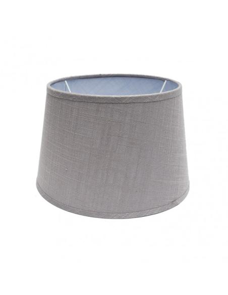 Pantalla Agueda E27 Gris 35dx25dx20h Conica Abierta