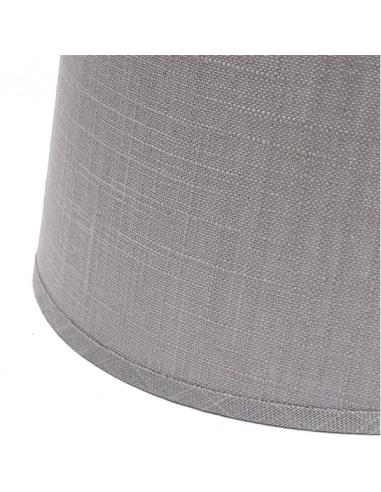 Pantalla Agueda E27 Gris 35dx25dx20h Conica Abierta