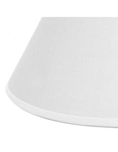 Pantalla Clara Pinza Blanca 14dx8dx9,5h Conica Cerrada 2