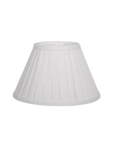 Pantalla Conica Plisada Gracia Pinza Beis (14x8x9.5)