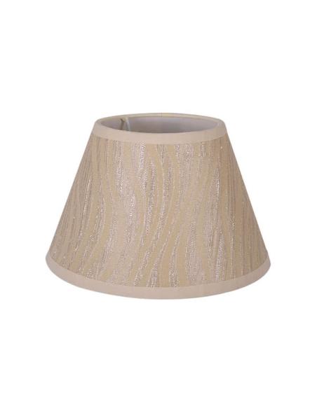 Pantalla Conica Duna Helvia Pinza Beis (14x8x9.5)