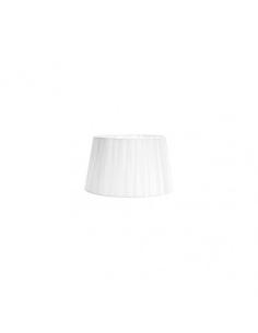 Pantalla Laura E27 Blanca 20dx15dx12h Conica Abierta