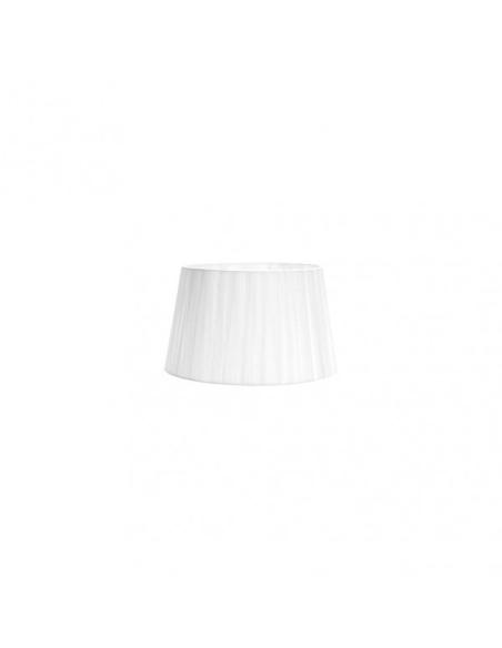 Pantalla Laura E27 Blanca 20dx15dx12h Conica Abierta