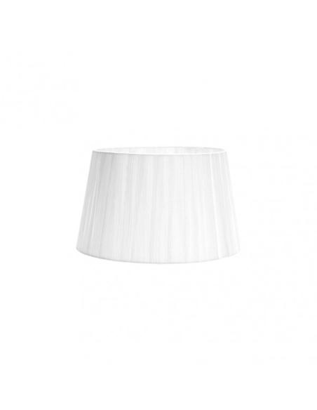 Pantalla Laura E27 Blanca 30dx22dx17h Conica Abierta