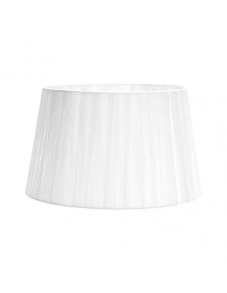 Pantalla Laura E27 Blanca 45dx35dx30h Conica Abierta