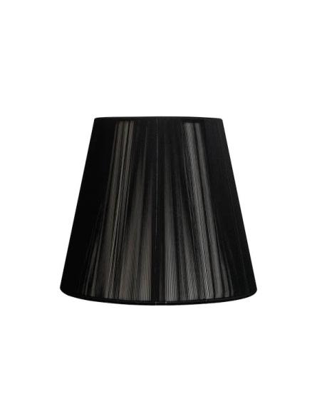 Pantalla Conica Hilo Indira E27 Negra (45x23x29)