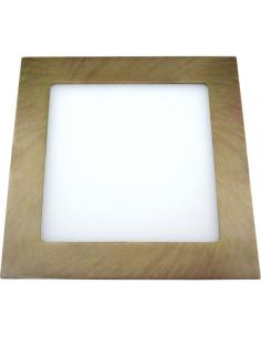 Downlight 5w 6500k Cuadrado Agamenon 450lm Cuero 2x9x9 Cm Corte 7x7 Cm