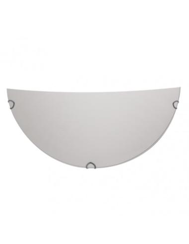 Aplique Media Luna Avis 1xe27 Blanco 25x12,5x7 Cm