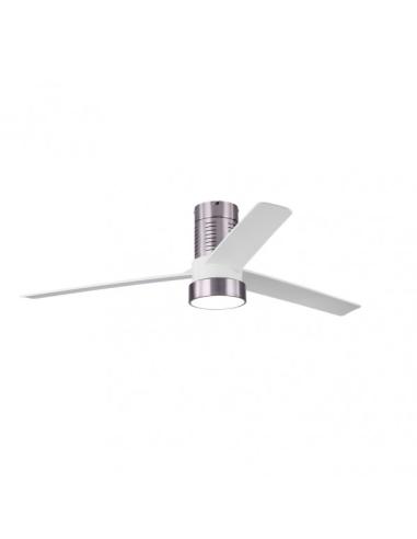 Ventilador Dc Teo 24w 2950lm Niquel 3Asp Blancas 32x139d 3000-4000-6000k C/remoto, Memoria Y Temporizador
