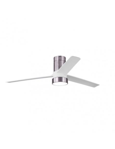 Ventilador Dc Teo 24w 2950lm Niquel 3Asp Blancas 32x139d 3000-4000-6000k C/remoto, Memoria Y Temporizador