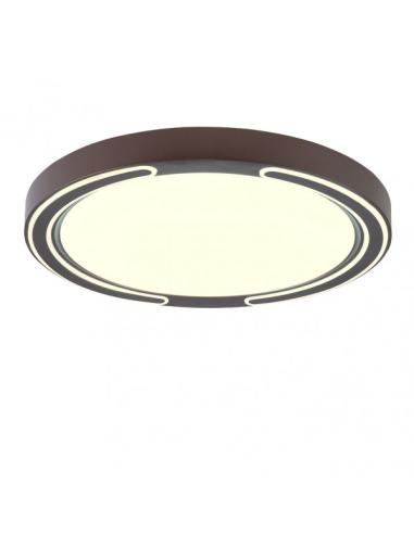 Plafon 72w Asher Marron 3000-4000-6500k 5616lm  6x50x50cm Remoto+reg.int+memoria