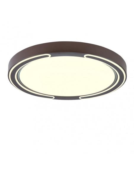 Plafon 72w Asher Marron 3000-4000-6500k 5616lm  6x50x50cm Remoto+reg.int+memoria