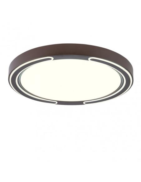 Plafon 72w Asher Marron 3000-4000-6500k 5616lm  6x50x50cm Remoto+reg.int+memoria