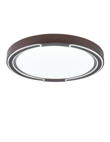 Plafon 72w Asher Marron 3000-4000-6500k 5616lm  6x50x50cm Remoto+reg.int+memoria