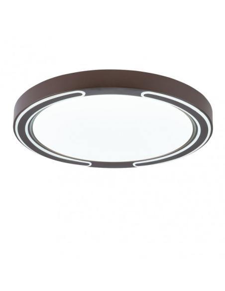 Plafon 72w Asher Marron 3000-4000-6500k 5616lm  6x50x50cm Remoto+reg.int+memoria