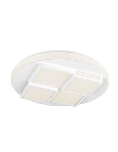 Plafon 96w Lavi 3000-4000-6500k 7488lm Blanco  8,5x49x49cm Remoto+reg.inten.+ Memoria