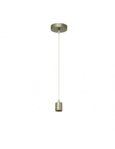 Arm.colgante Cara 1xe27 Cuero Regx10x10 Cm