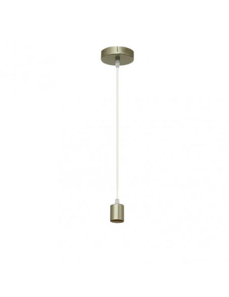 Arm.colgante Cara 1xe27 Cuero Regx10x10 Cm