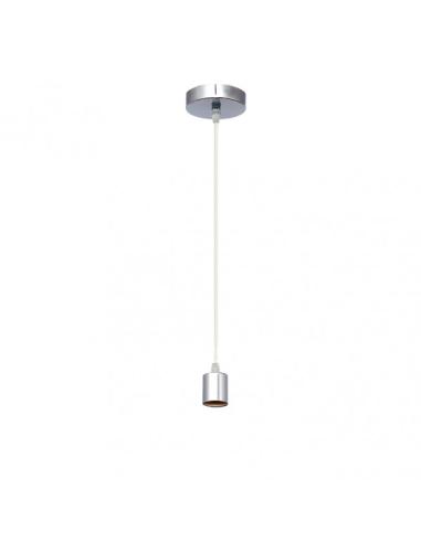 Arm.colgante Cara 1xe27 Cromo Regx10x10 Cm