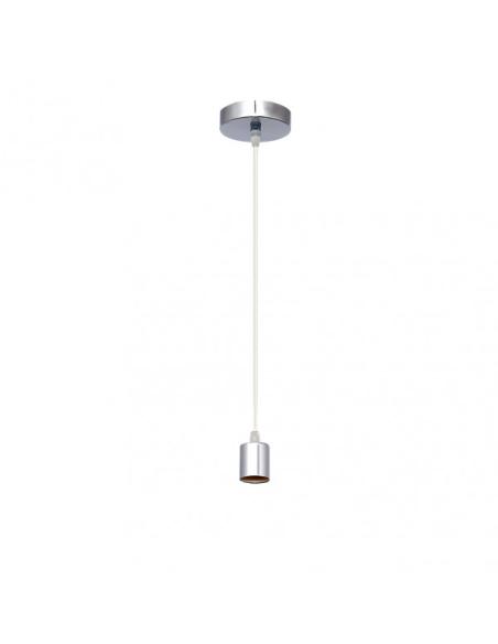 Arm.colgante Cara 1xe27 Cromo Regx10x10 Cm