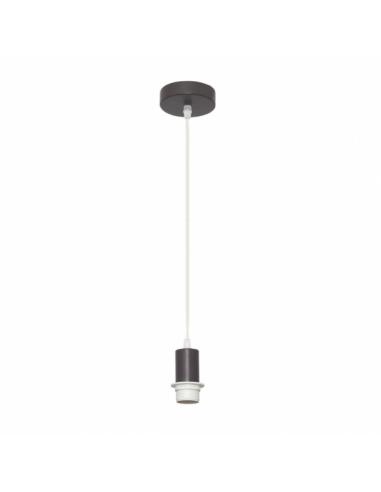 Arm.colgante P/pantalla Cara 1xe27 Marron Regx10x10 Cm