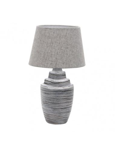 Sobremesa Ceramica Tui 1xe27 Zinc Pantalla Gris 41,5x24x24 Cm