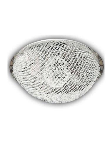 Plafon  Hemisferio Cristal/cromo 25xg9 (32x86 D)