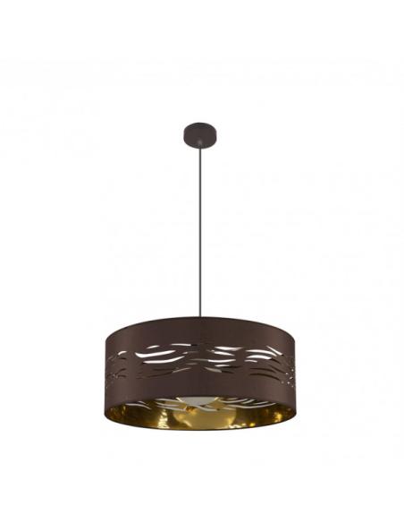 Colgante Niebla 1xe27 Marron/marrón-oro Regx50x50 Cm